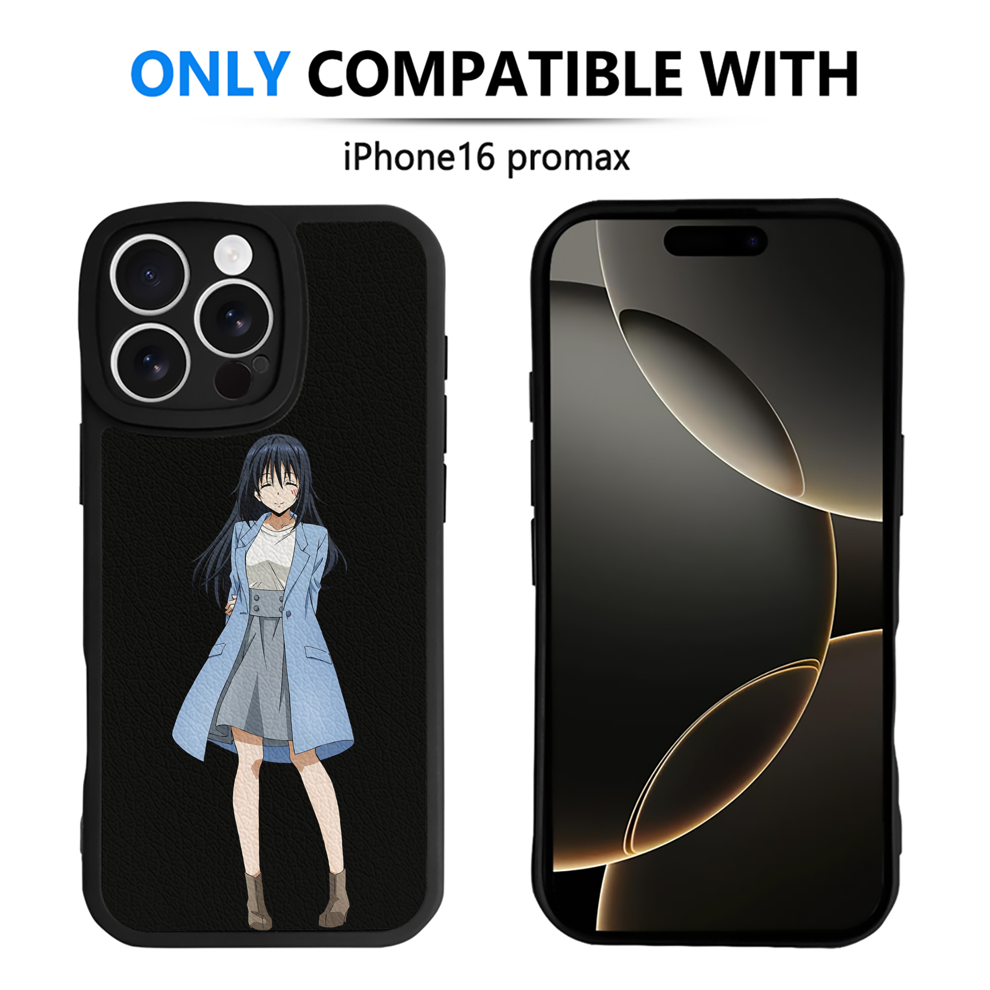 （画像用） 転スラ Regarding Reincarnated to Slime 【iPhone 16シリーズ対応】シリコンスマホケース（レザー調） 材質：シリコン